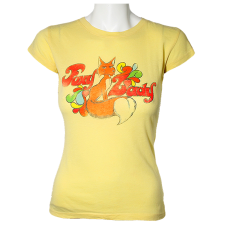 Lady Victoria Hervey T-Shirt with "Foxy Lady" Print