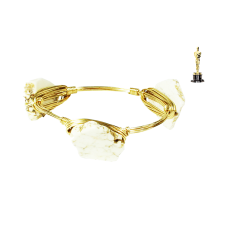Brett Stimely Artisanal Round Marble Bracelet Pre-Oscar’s Academy Awards 